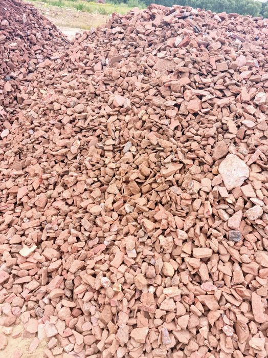 Łupek czerwony, kruszywo