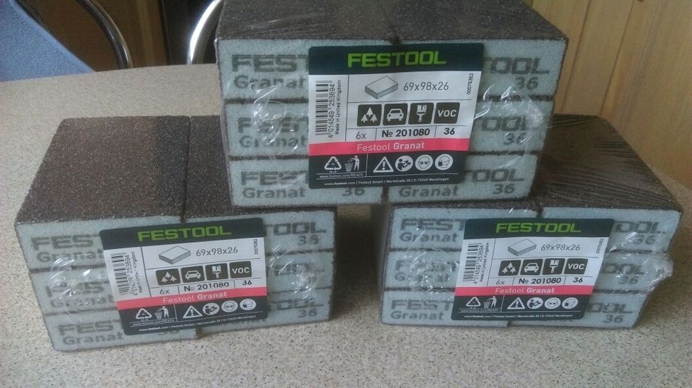 FESTOOL gąbka szlifierska 6szt