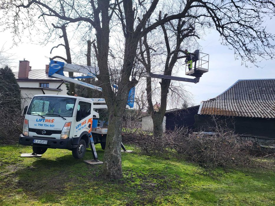 Zwyżka podnośnik koszowy 20m wynajem podnośnika - 7 dni/24 h