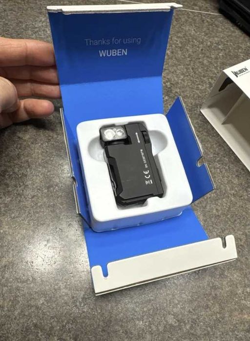 EDC ліхтарик WUBEN G5 400 люмен RGB Яскраве світло