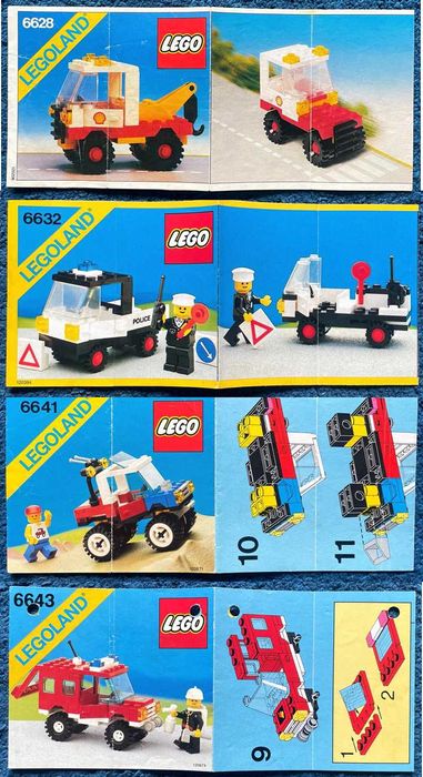 Lego - Livros de instruções (vários)