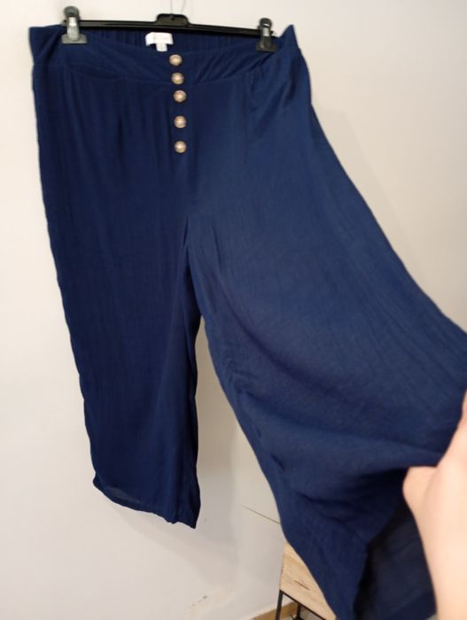 Rybaczki na gumce szerokie nogawki rozmiar 48 New Directions