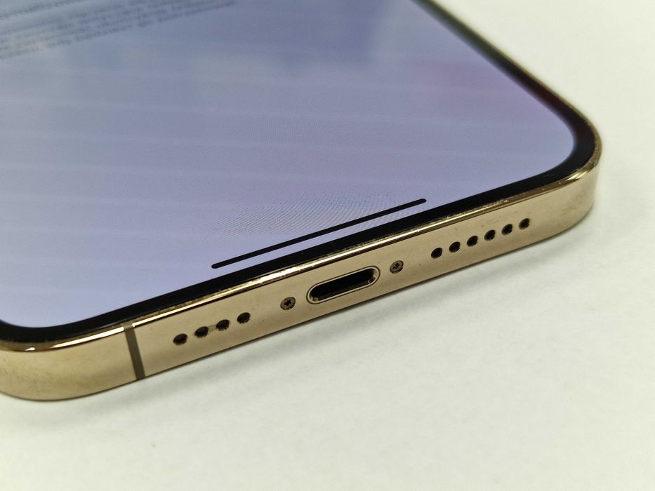iPhone 13 Pro Max 128GB/ Gold/ Grade A-/ bateria 82%/ Gwarancja + łado