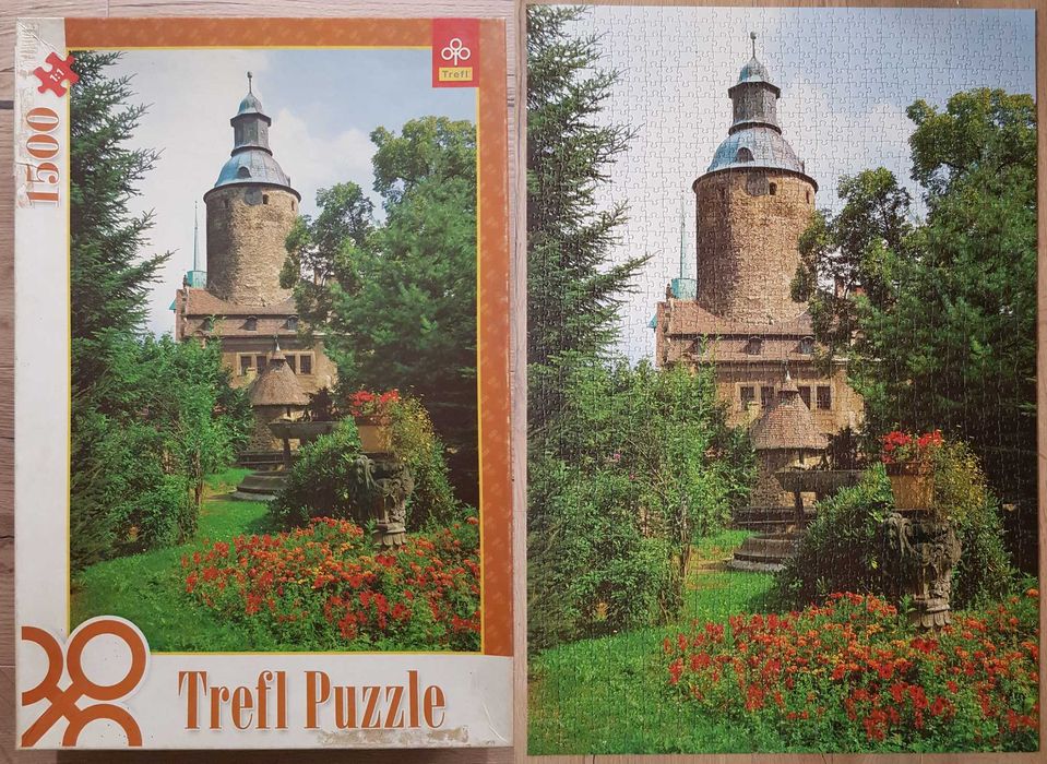 Puzzle 1000 - 1500 - zestaw - 9 kompletów