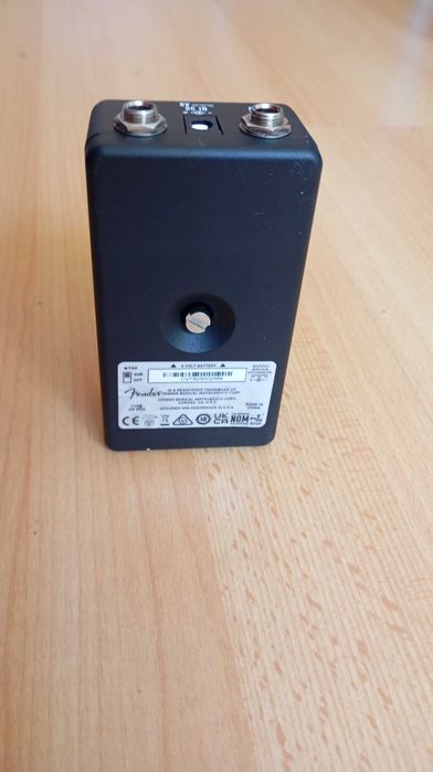 Pedal Fender bassman compressor com caixa