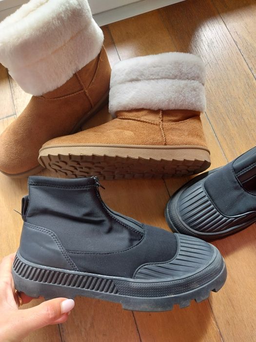 Dois pares de botas menina | umas de pêlo e outras Zara