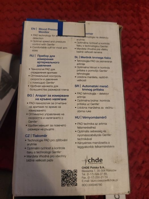 Ciśnieniomierz MicroLife Pad BP B2 Basic
