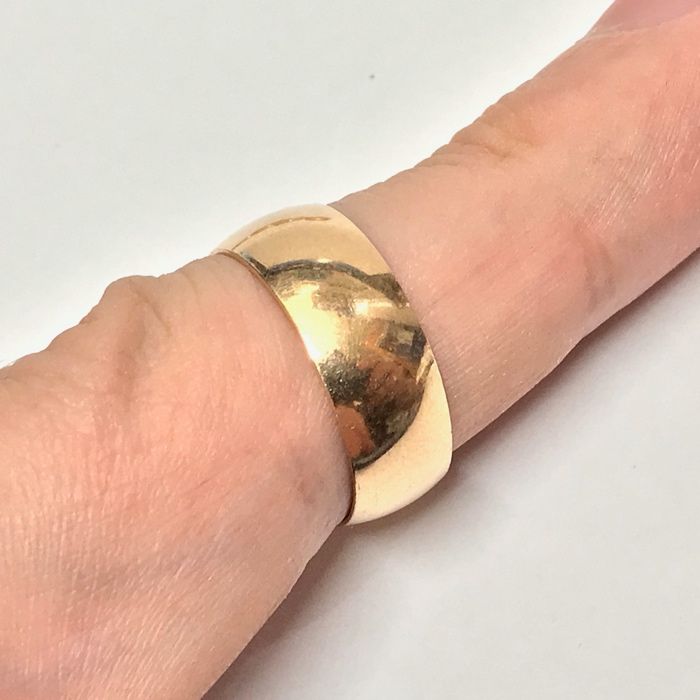 Złota OBRĄCZKA damska 14K TRADYCYJNY wzór piękna