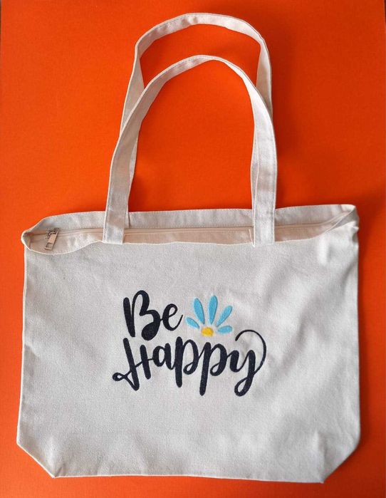 sacos em pano bordado a maquina fazemos por encomenda