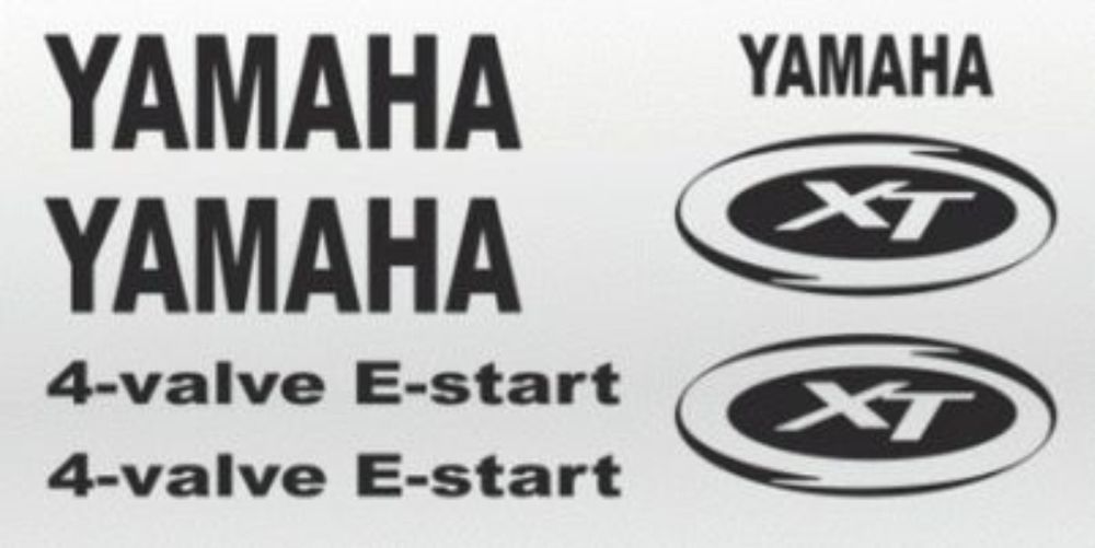 Yamaha XT 600E kit autocolantes
