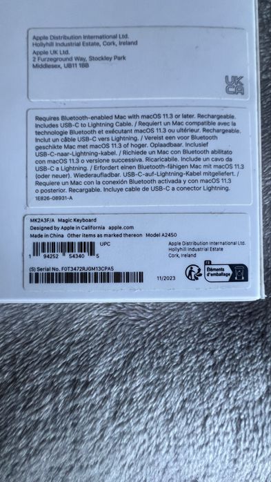Apple Magic Keyboard LayoutFR