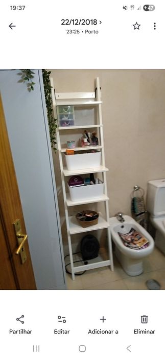 Estante retro branca ikea