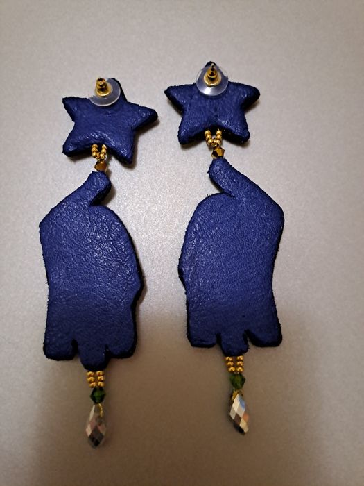 Серьги из бисера ручная работа