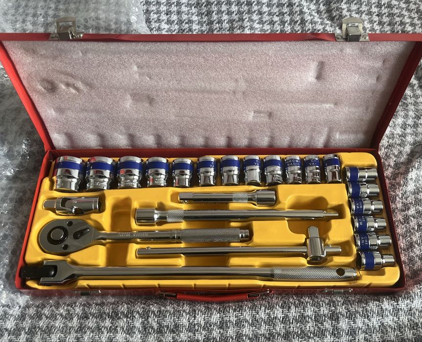 ‼️Набір ключів DEKECR-V 1/2" DR SOCKET SET на 24‼️