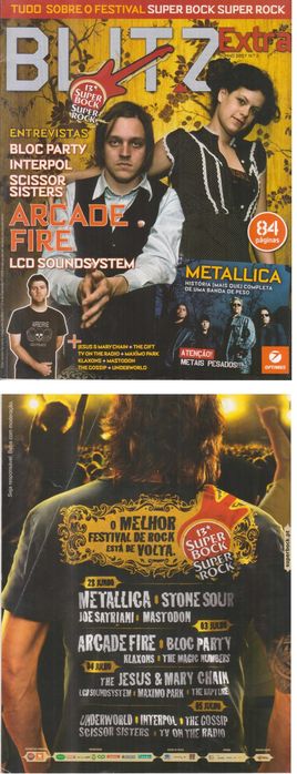 Revistas de Música (Rock Sound, Blitz, LOUD!, Metal)