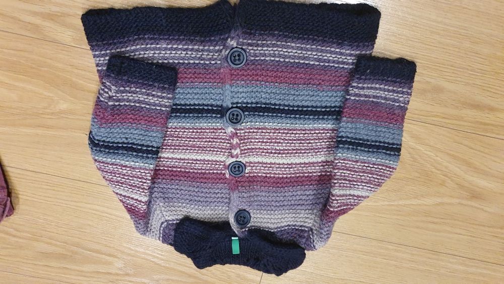 Pack casaco + 2 calças Benetton - 18/24 meses