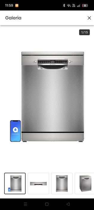 Zmywarka Bosch 4miesieczna aplikacja 60cm