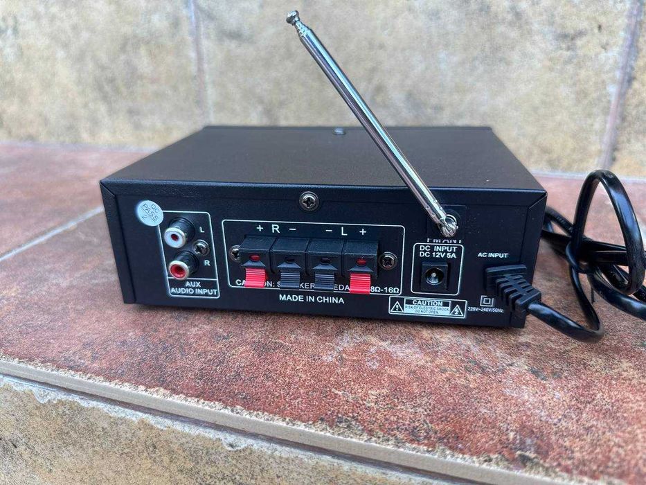 Усилитель звука, підсилювач. Мощность 2 х 250w. Радиоприемник. 12-220w