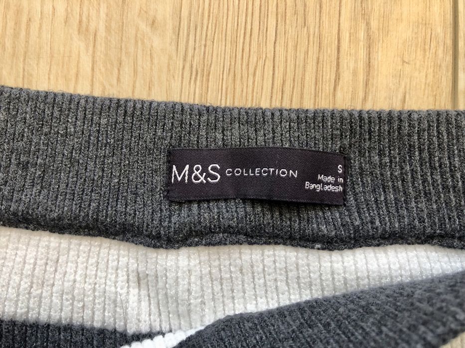Komplet dzianinowy sweter spódnica  Marks&Spencer XS S M