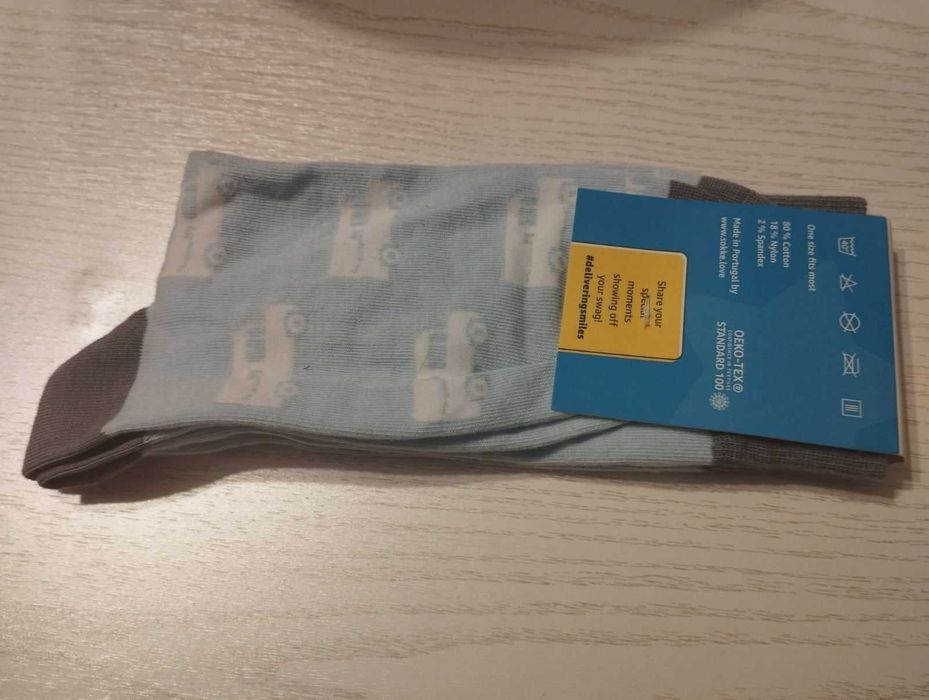 Skarpetki z modnym wzorem
