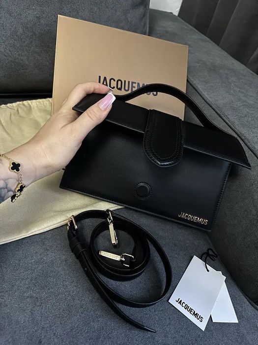 Torebka Jacquemus czarna skóra 25 cm