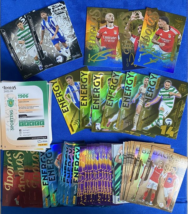 Coleção de Cartas Ídolos Panini Futebol Portugues 2025-26