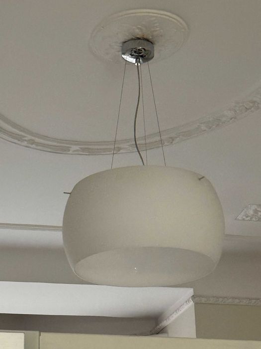 LAMPA WISZĄCA BIAŁA | okrągła | 3 żarówki| 50CM | 5 SZT dostępnych