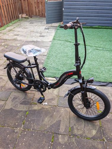 Rower elektryczny skladany
