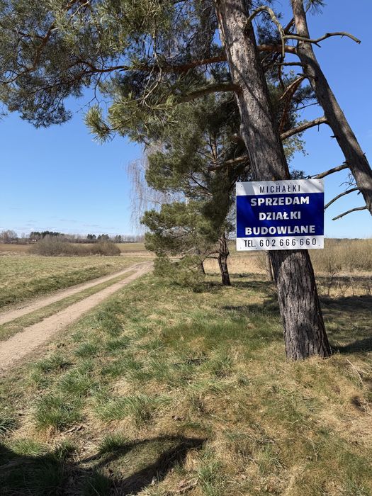 Działka budowlana mazury , Michałki , Pasym , jezioro Kalwa