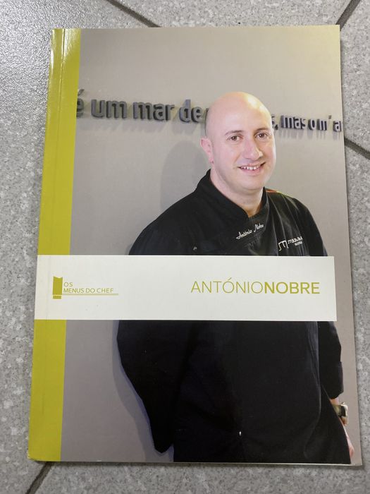 Livro OS MENUS DO CHEF de António Nobre