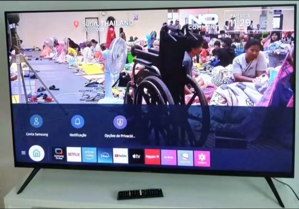 SAMSUNG CRYSTAL 50"faço entrega incluída no valor 1,27m smart TV 4k ultra HD como nova