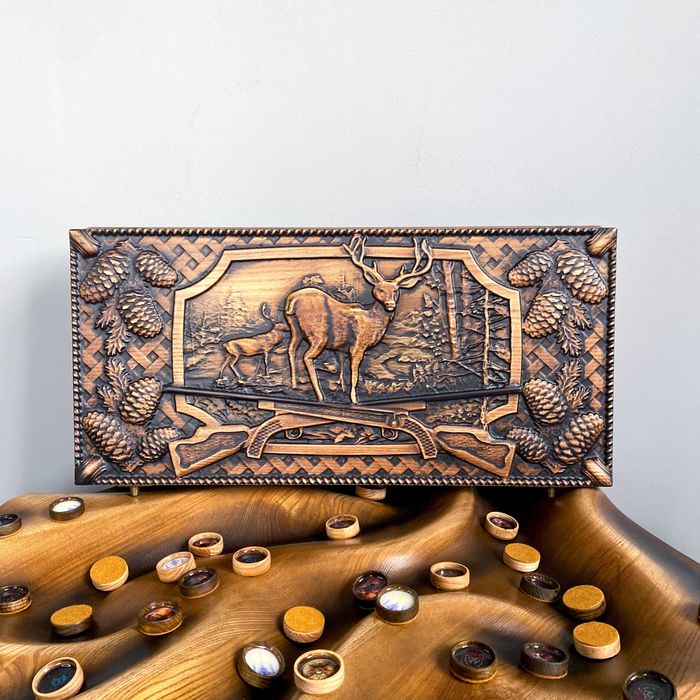 нарди нарды з дерева, охота, качки, фазани,кабан,лось,глухарі