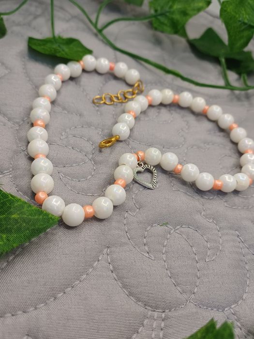 Śliczny naszyjnik handmade