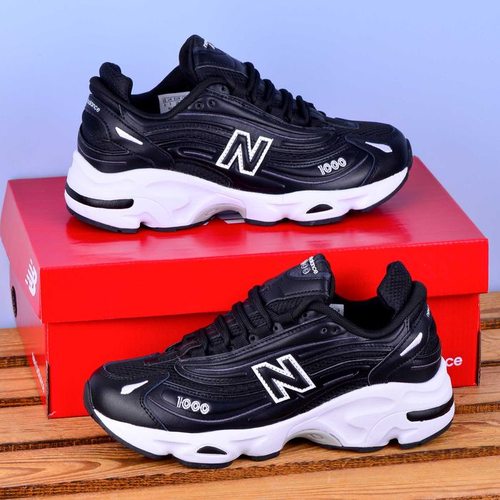 (1979-1982) Кросівки New Balance 1000 чорні з білою (37-44) nb NB нб