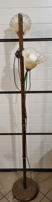 Lampa stojąca ozdobna + lampa wisząca komplet
