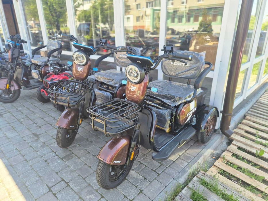 НОВИЙ‼️Трицикл 1000w акумуляторний Forte Family-WN1060