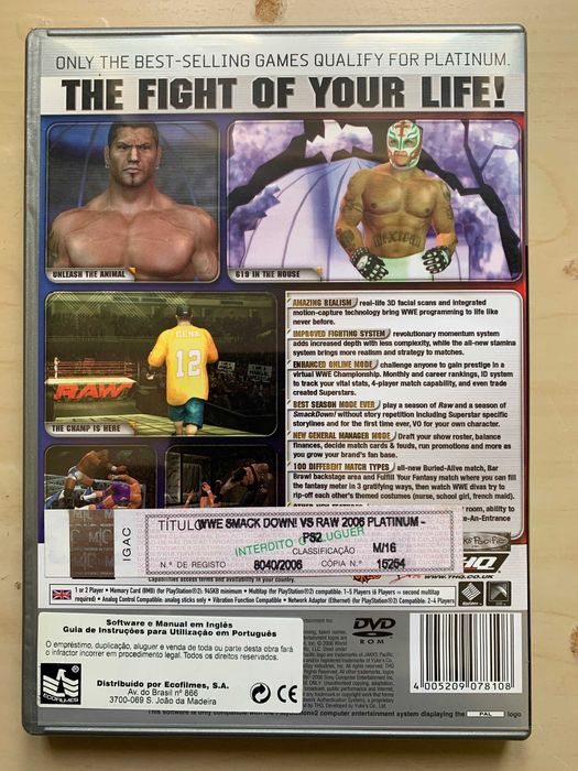 WWE Smackdown vs. Raw 2006 Platinum - PS2