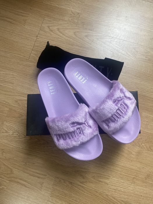 puma fur slide rihanna fenty orchid bloom klapki wmns us10.5 nowe 2017