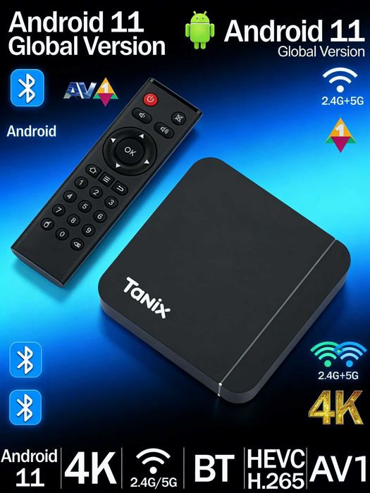 Смарт приставка TANIX W2 S905W2 4/32-4/64 Прошивка SLIMBOX+Подарок