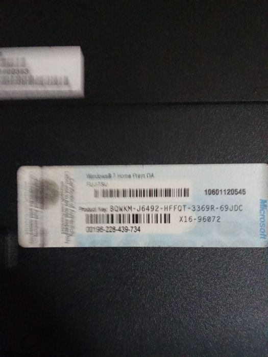 Ноутбук Fujitsu NH751