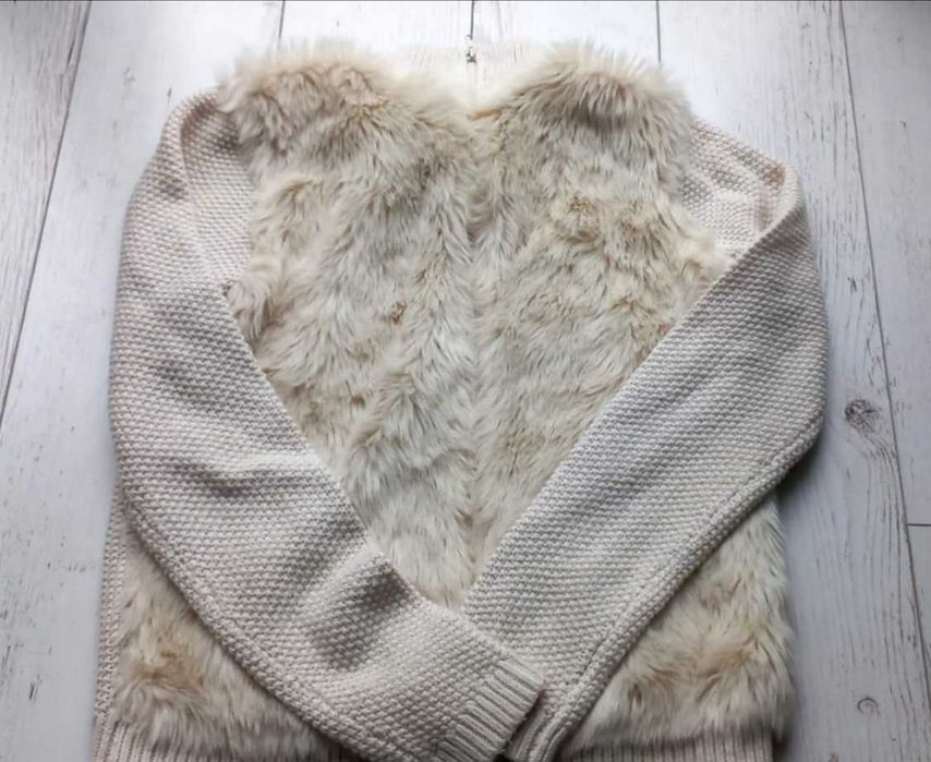 sweterek z futerkiem milutki 38-40