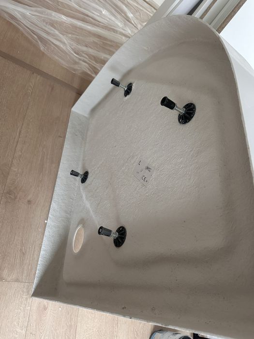 Brodzik 90 cm półokragły