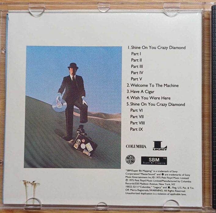 Pink Floyd Wish You Were Here Gold CD Zielona Góra • OLX.pl
