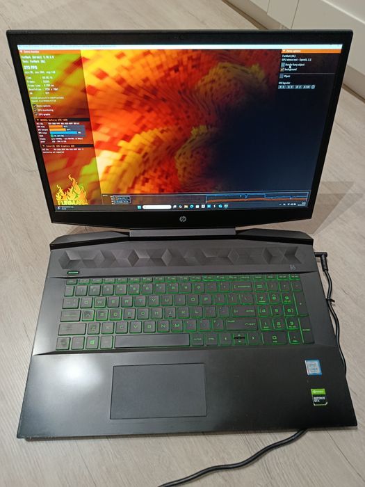 Laptop gamingowy HP 17.3 cali i5 24GB RAM GTX 1650 bang and olufsen
