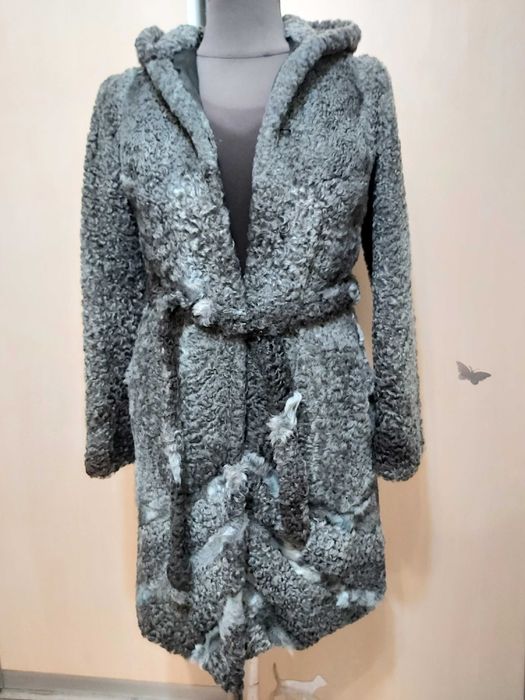 Каракуль  Серый ,свакара. 52-54. шуба