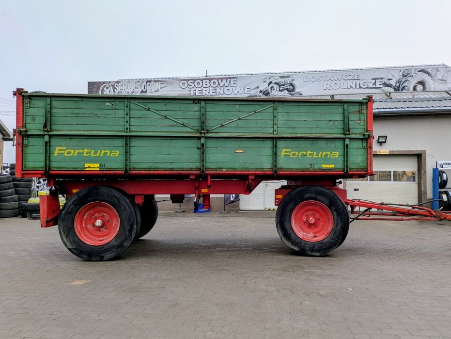 Przyczepa wywrotka 8 Ton  Fortuna  niemiecka stan idealny
