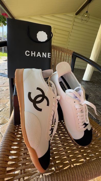 Кросівки Chanel Люкс якість, Натуральна шкіра на 24 см