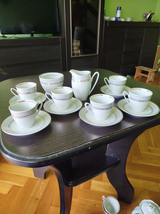 Porcelanowy serwis kawowy z Włocławka