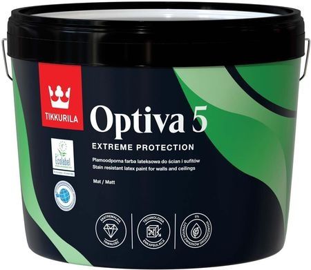 Okazja! Tikkurila Optiva 5 Matt Baza C 9l