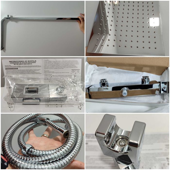 Promoção Coluna completa de chuveiro ROUSSEAU com torneira - Chrome